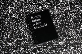 It only Takes a few seconds book design typography stvnstrm steven lang