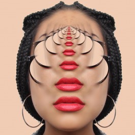 Punctual Artwork Photography Lowres Portrait Repetition Abstract Face Skin ips Mouth Woman Girl